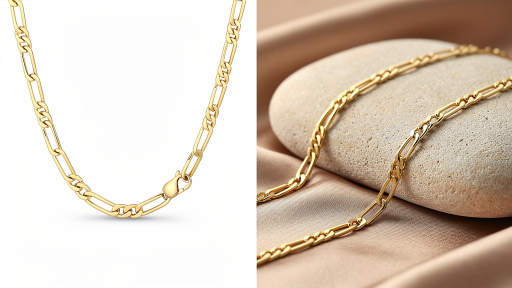 Figaro Necklace 4mm — Yellow Gold
