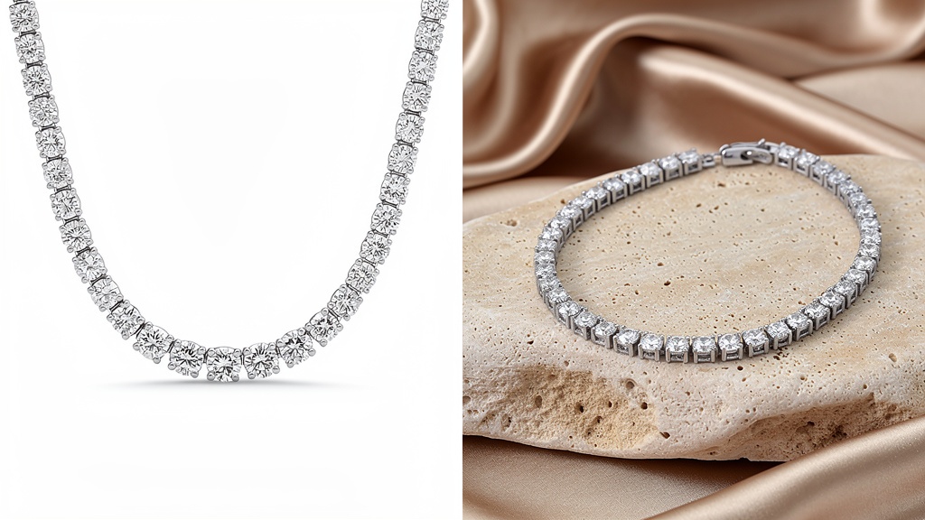 Classic Tennis Necklace — Yellow Gold