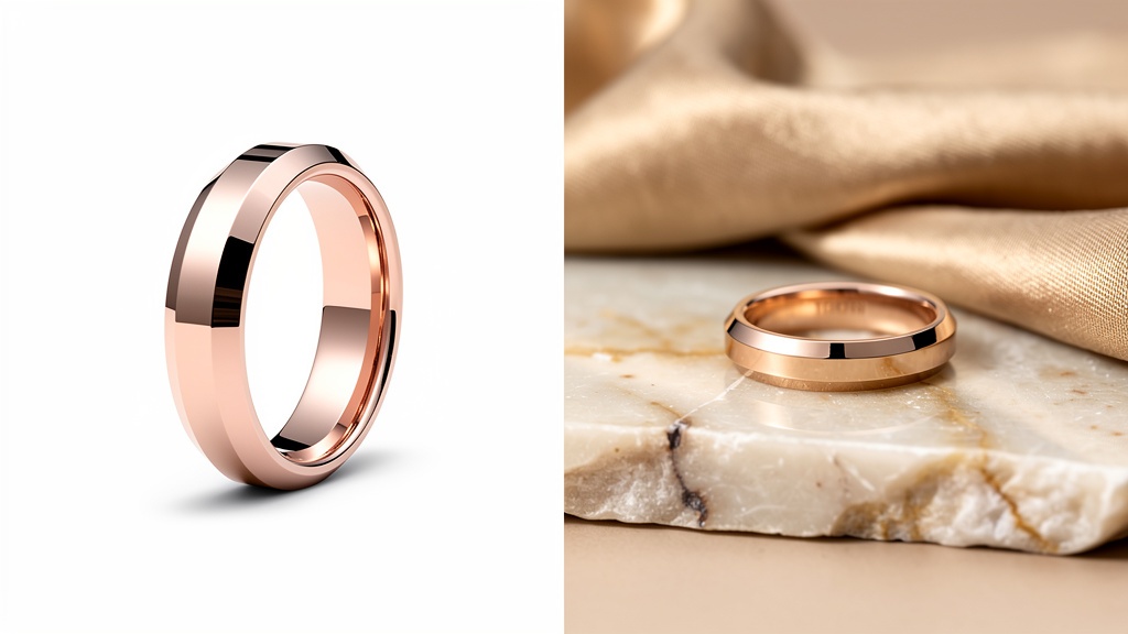 Beveled Wedding Band — Yellow Gold